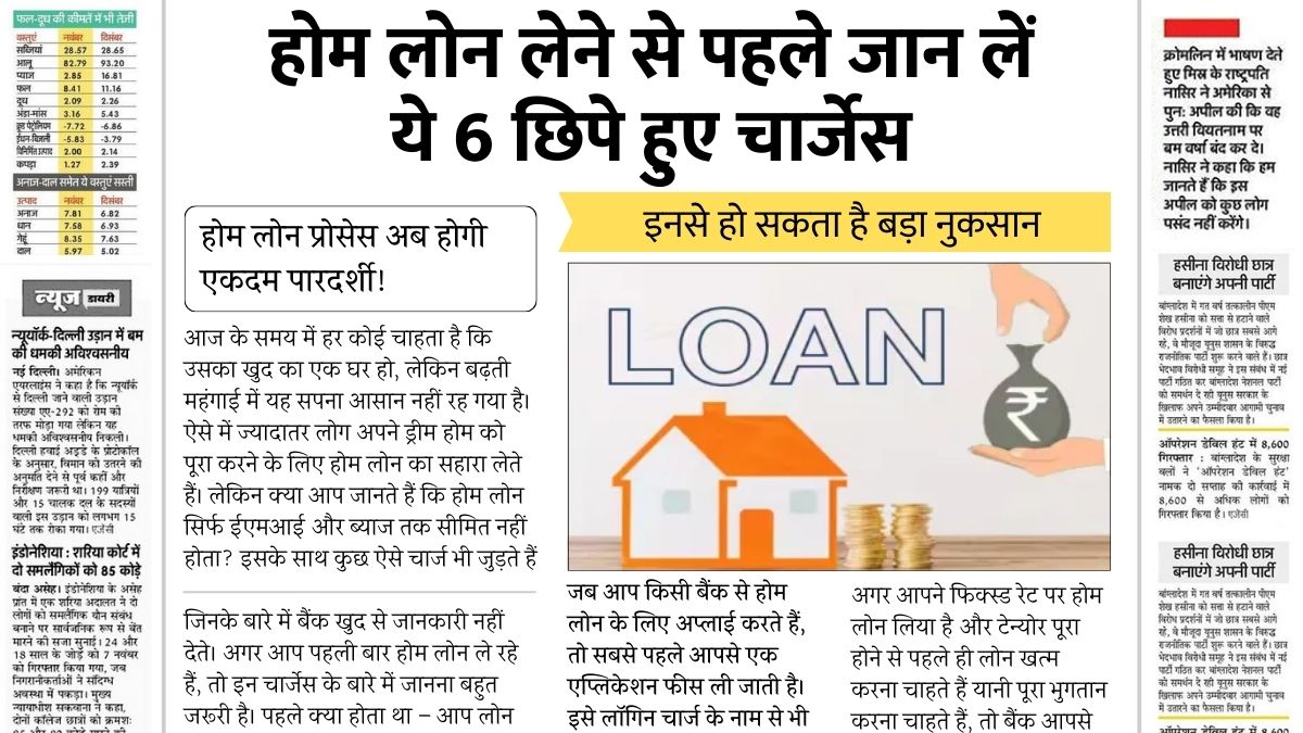 Home Loan Charges