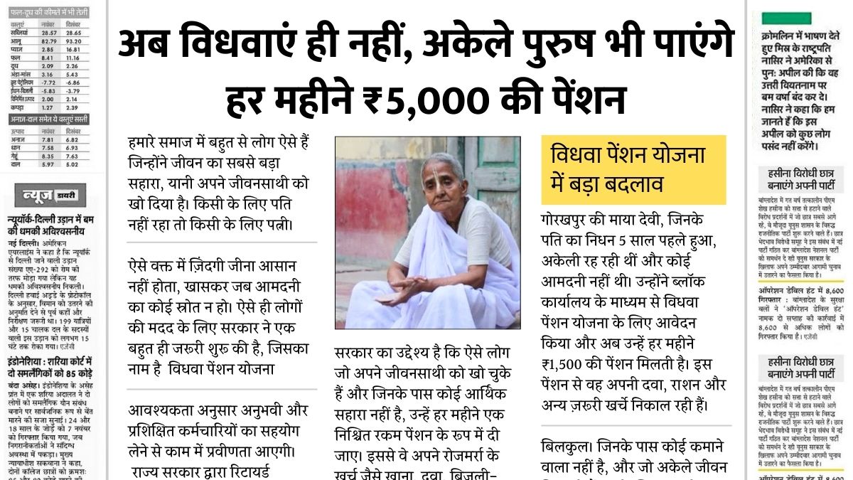 Widow Pension Scheme News